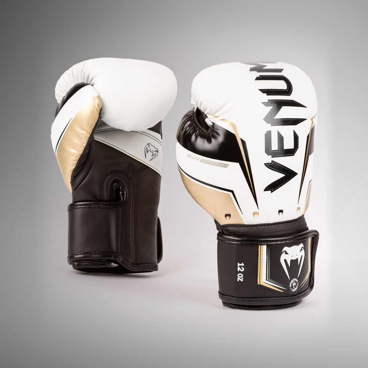 Gants de Boxe Venum Elite Evo - Blanc/Or - product-type_Gants de boxe