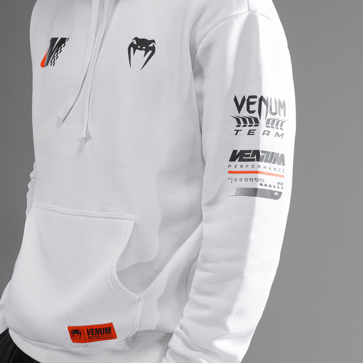 Sweatshirt à Capuche Venum Motorsports - Blanc Neige