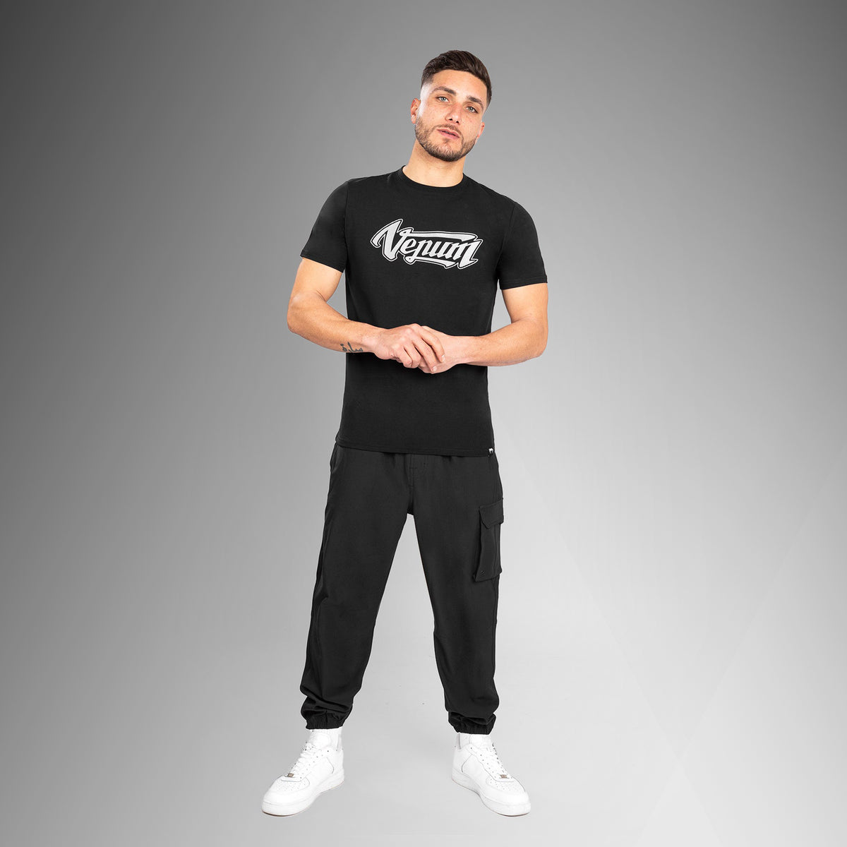 T-shirt Coupe Ajustée Venum Absolute 2.0 - Noir/Argent - product-type_T-Shirts