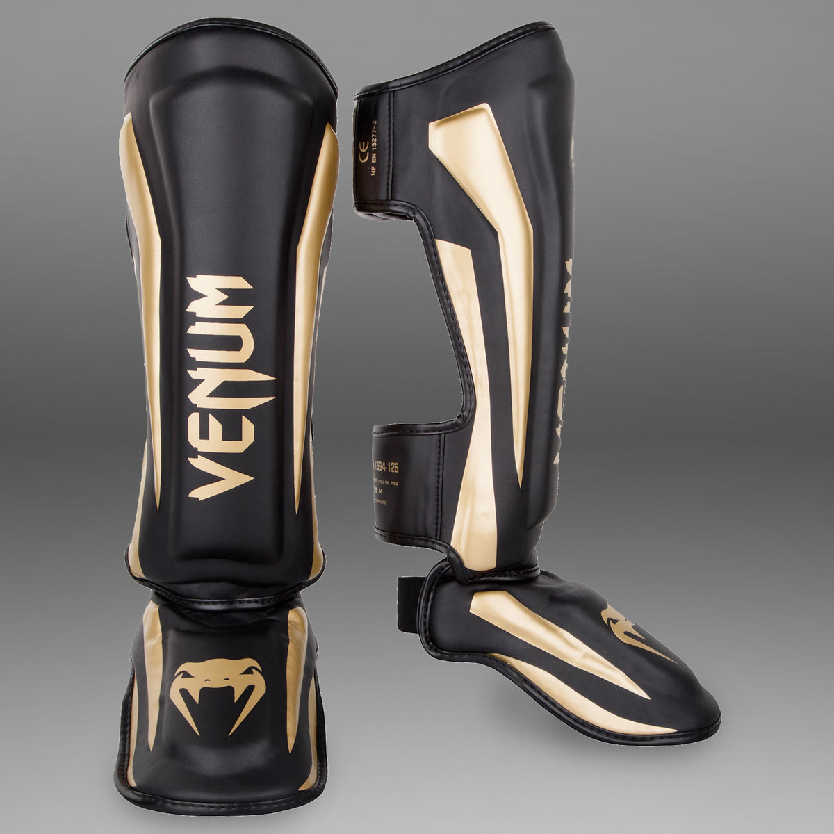 Protège-tibias Venum Elite - Noir/Doré - product-type_Protège-tibias