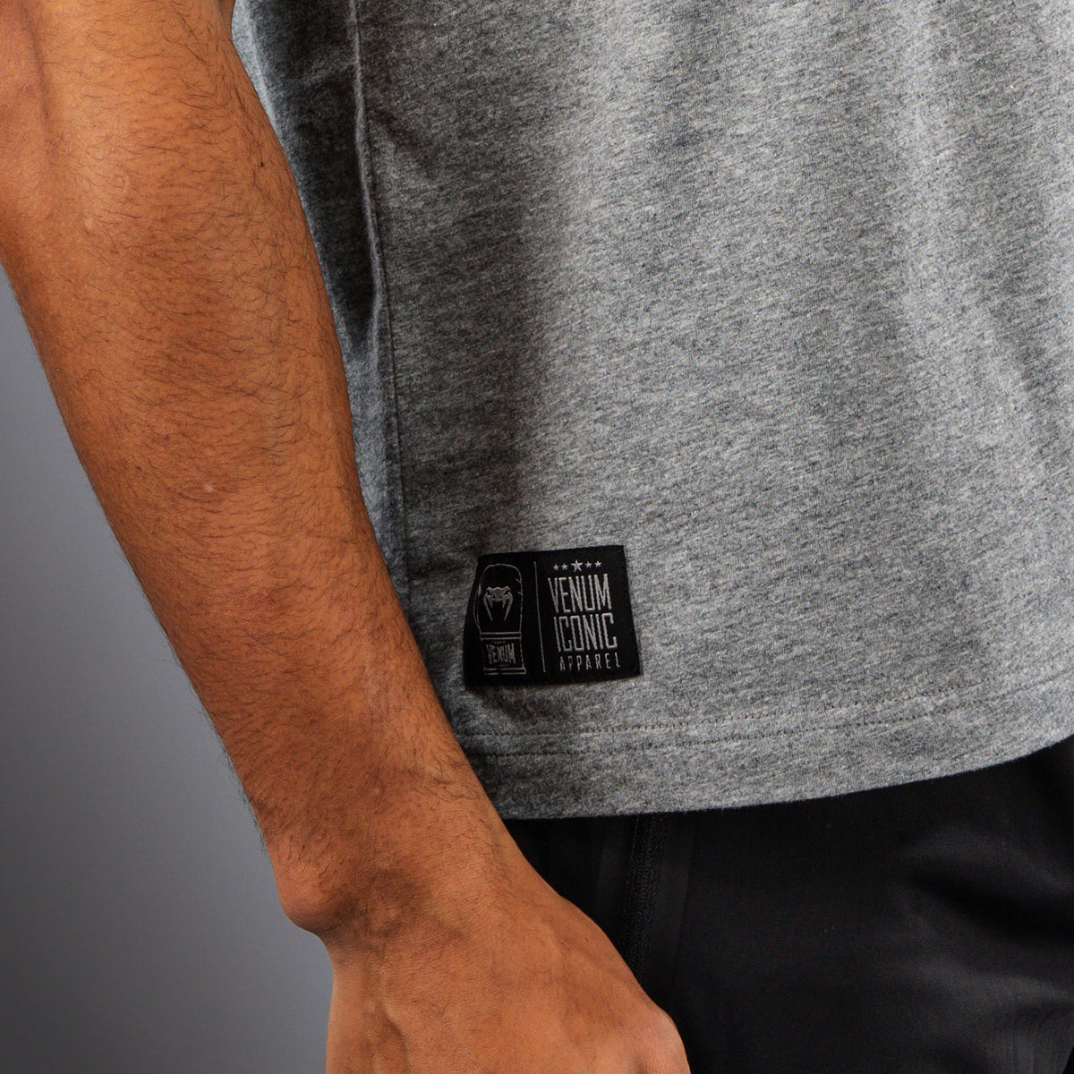T-shirt en Coton Venum Fight Icon - Gris Chiné Clair - product-type_T-Shirts