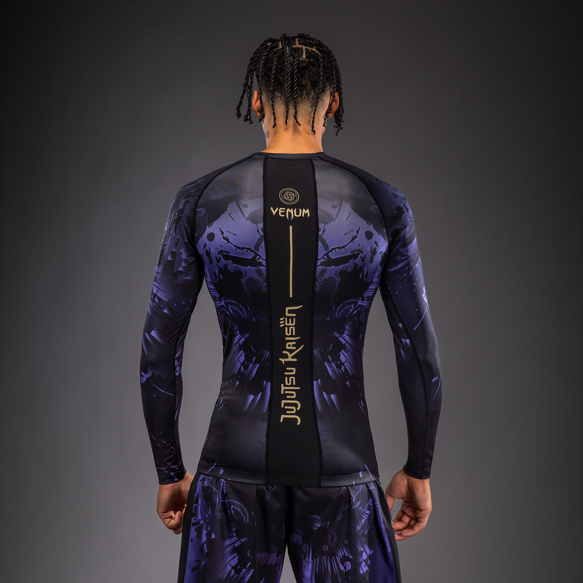 Rashguard à Manches Longues Gojo Jujutsu Kaisen x Venum – Violet - product-type_T-Shirts de Compression