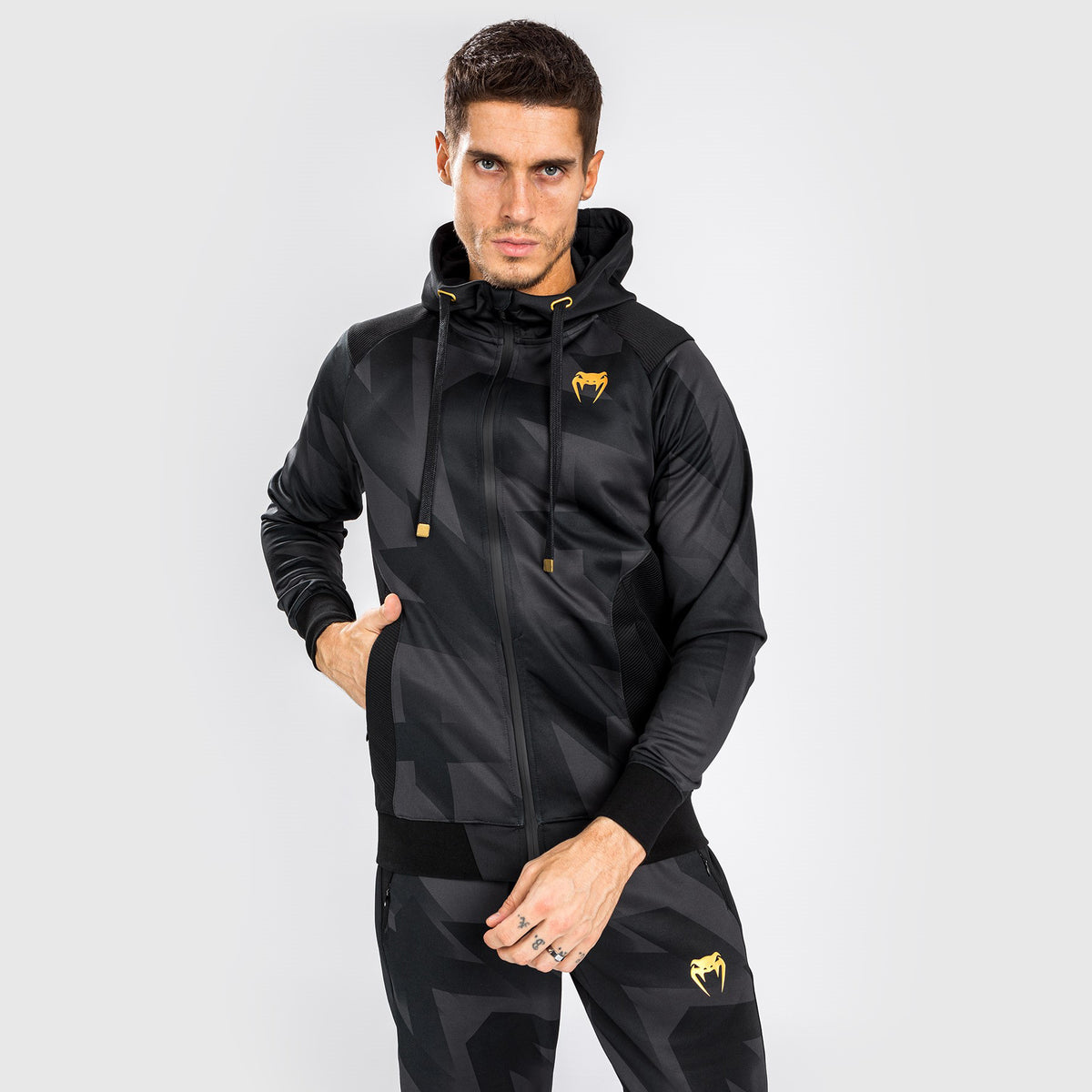Sweatshirt à Capuche Venum Razor - Noir/Or - product-type_Vestes