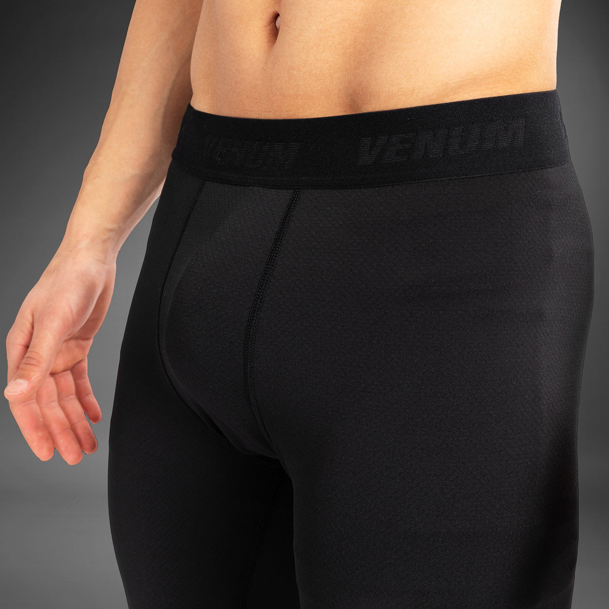 Pantalon de compression pour hommes Venum Contender - Noir/Blanc - product-type_Pantalons de Compression