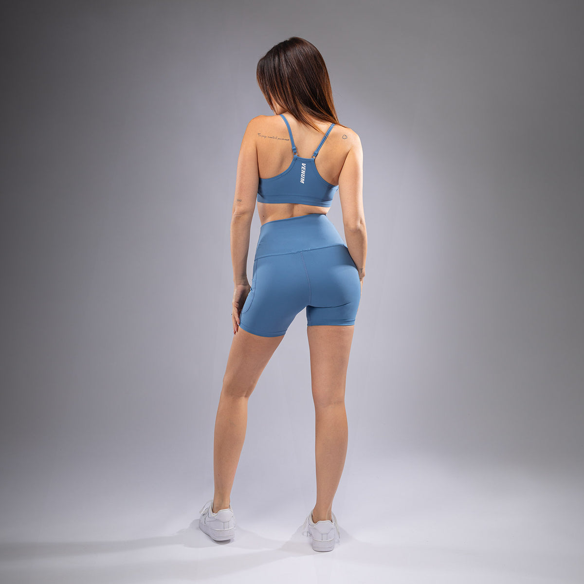 Cycliste Venum Essential pour Femmes - Bleu Tempête - product-type_Shorts de compression