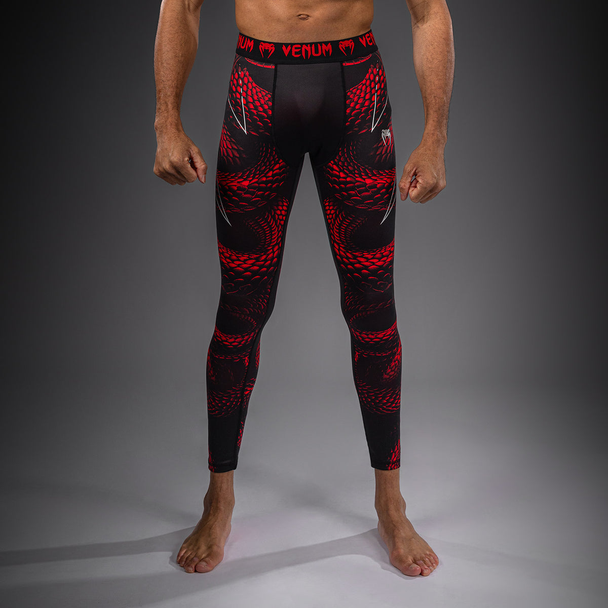 Pantalon de compression Venum Matupa - Noir/Rouge/Argent - product-type_Pantalons de Compression