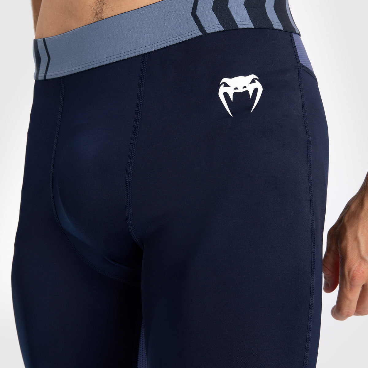 Pantalon de compression pour Hommes Venum Tempest - Bleu Marine/Bleu - product-type_Pantalons de Compression