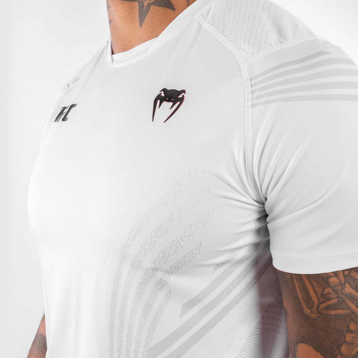 T-shirt Technique Homme Personnalisé UFC Venum Authentic Fight Night - Blanc - product-type_T-Shirts Dry Tech