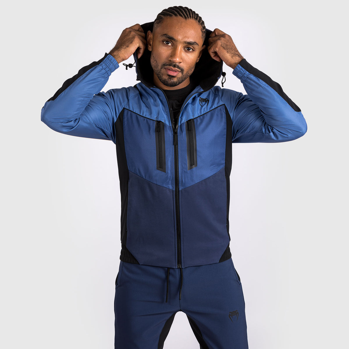 Veste de survêtement Venum Laser 3.0 - Noir/Bleu - product-type_Vestes