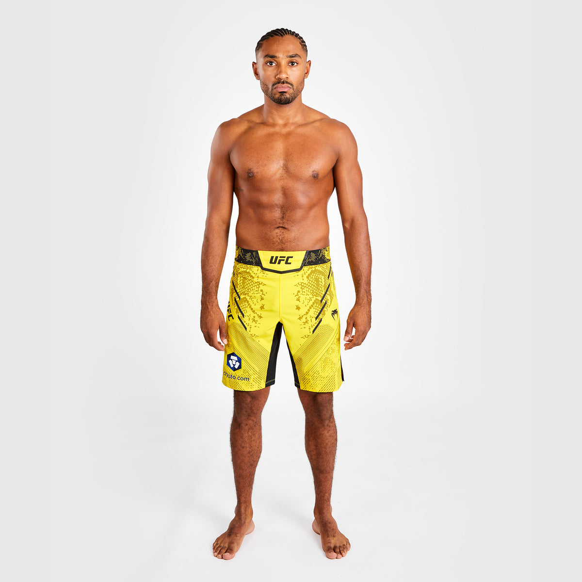 Short de combat Coupe longue pour Hommes UFC Adrenaline by Venum Authentic Fight Night - Jaune - product-type_Shorts de MMA
