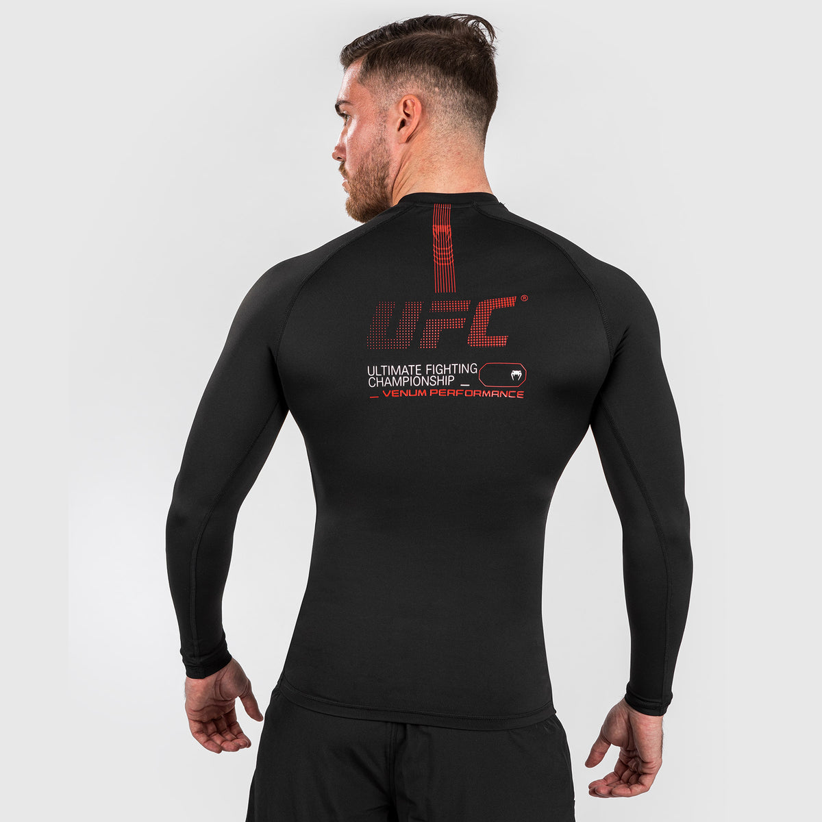 Rashguard Performance à manches longues pour Hommes UFC Adrenaline by Venum Fight Week - Noir - product-type_T-Shirts de Compression