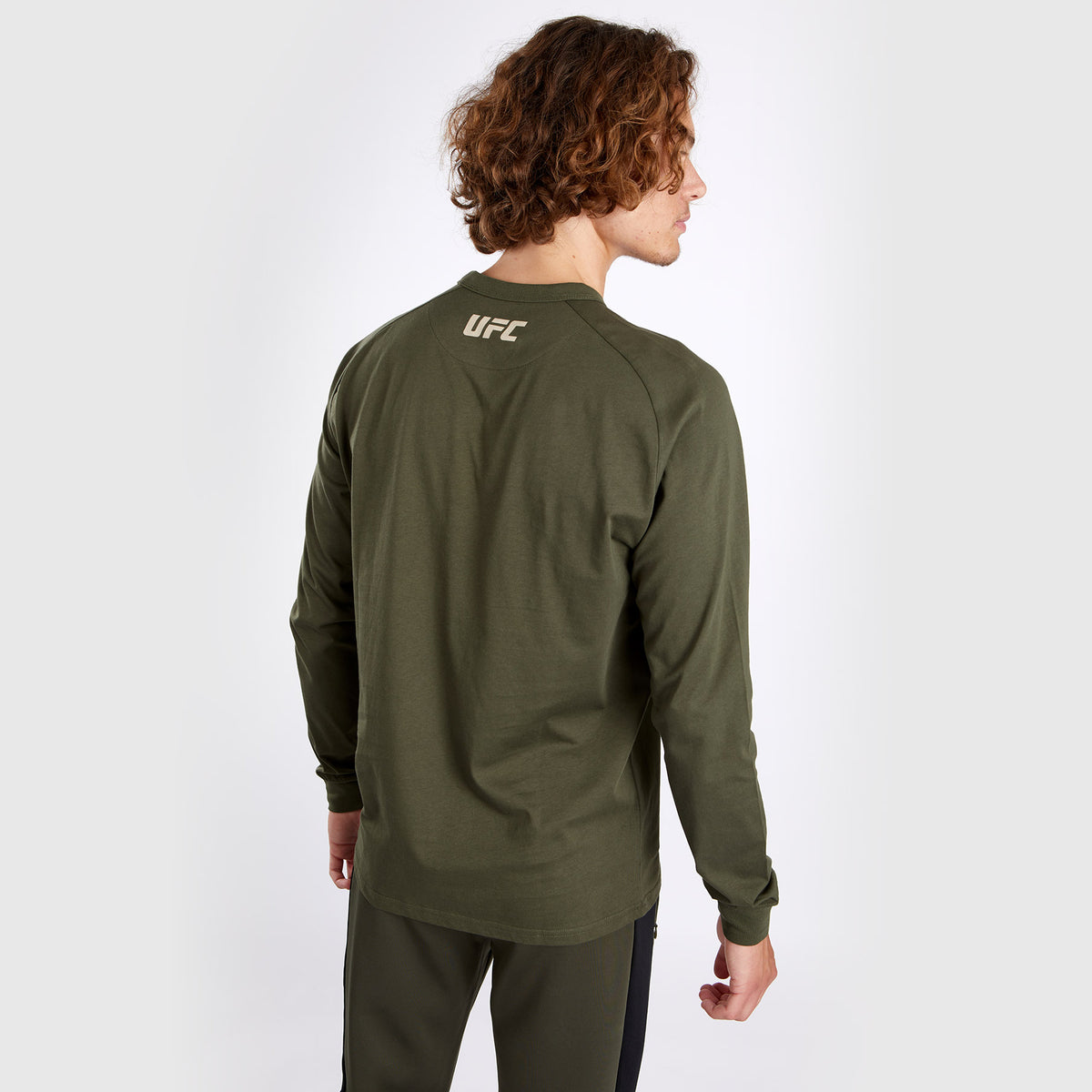 T-shirt à manches longues pour Hommes UFC Adrenaline by Venum Fight Week - Khaki - product-type_T-Shirts