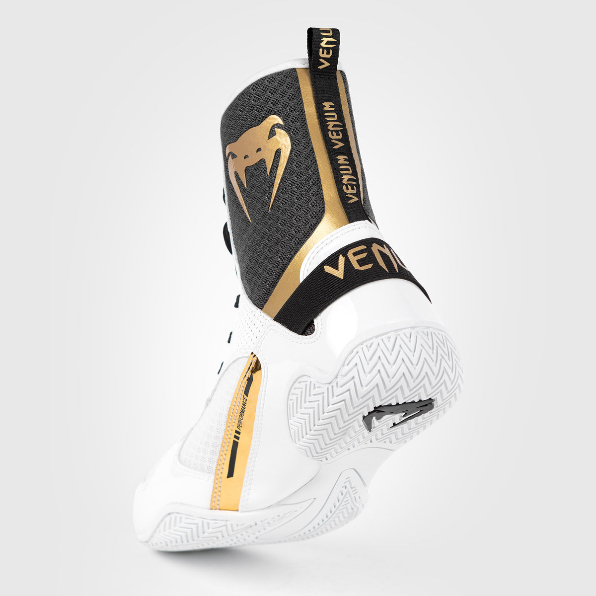 Chaussure de Boxe Venum Elite - Blanc/Noir/Or - product-type_Chaussures de boxe