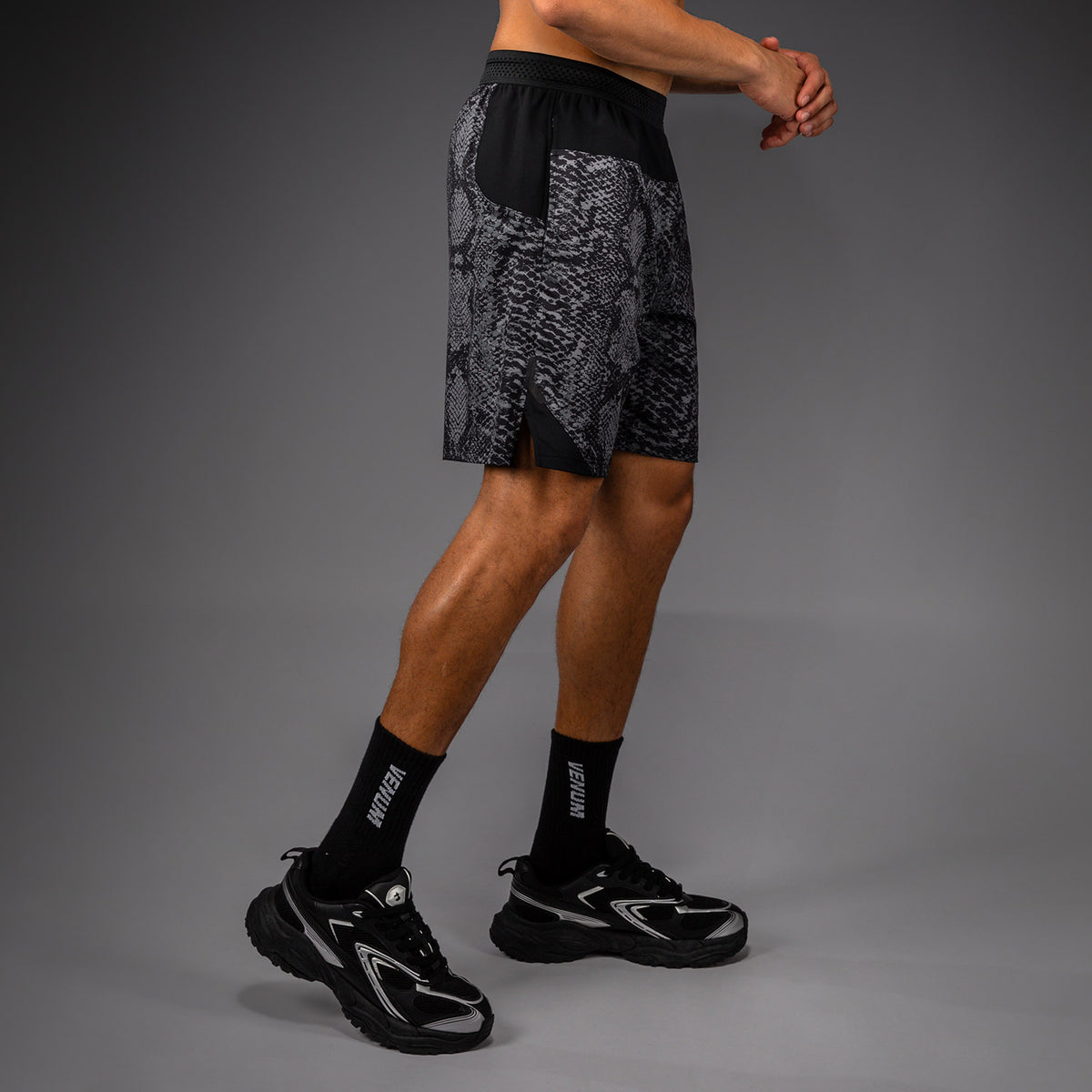 Short d'Entraînement Venum G-Fit Scales – Noir/Gris Charbon - product-type_Shorts de training