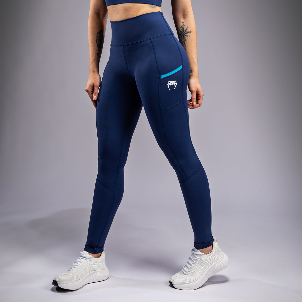Legging Venum x Top Rank Original pour Femmes - Bleu Marine - product-type_Leggings
