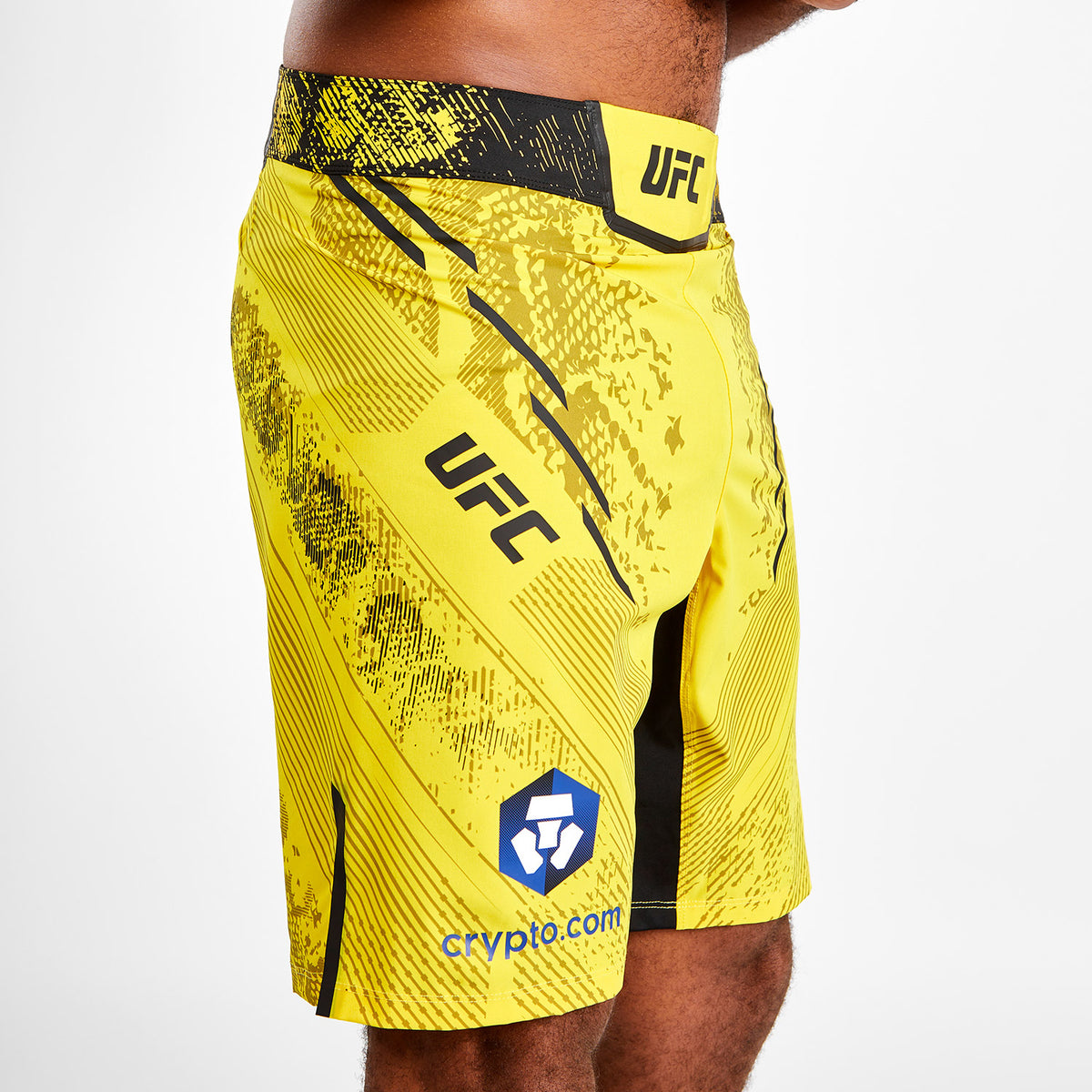 Short de combat personnalisé Coupe longue pour Hommes UFC Adrenaline by Venum Authentic Fight Night – Jaune - product-type_Shorts de MMA