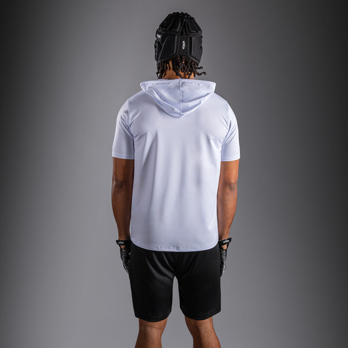 Sweat à capuche à manches courtes Dry Tech Venum Elite - Blanc - product-type_Sweatshirts