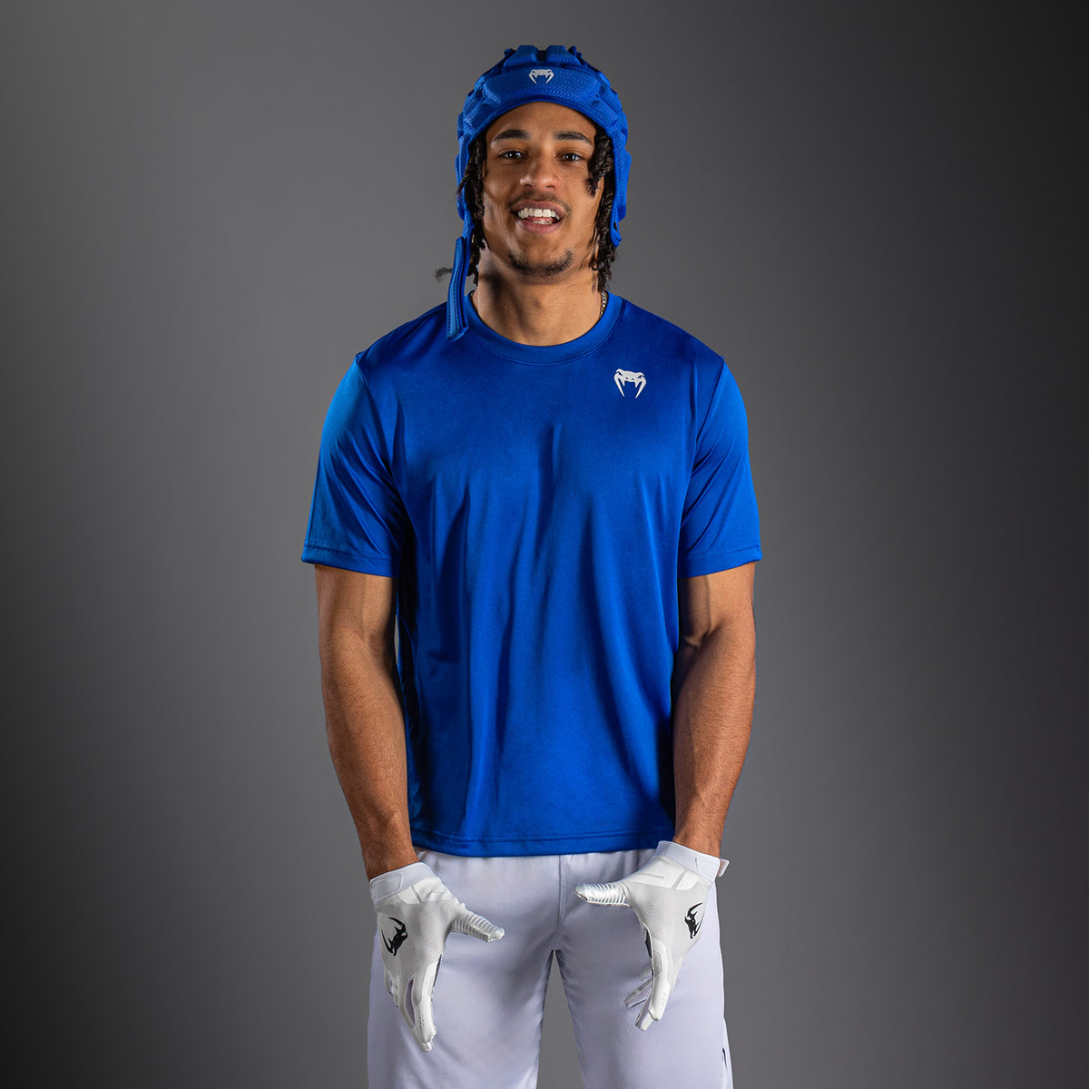 T-shirt à manches Courtes Venum Lineup Performance - Bleu Royal/Blanc - product-type_T-Shirts Dry Tech