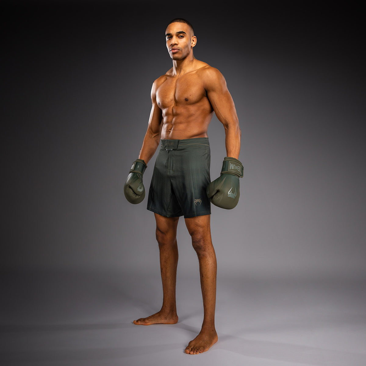 Short de Combat Venum Stealth – Kaki/Vert Foncé - product-type_Shorts de MMA