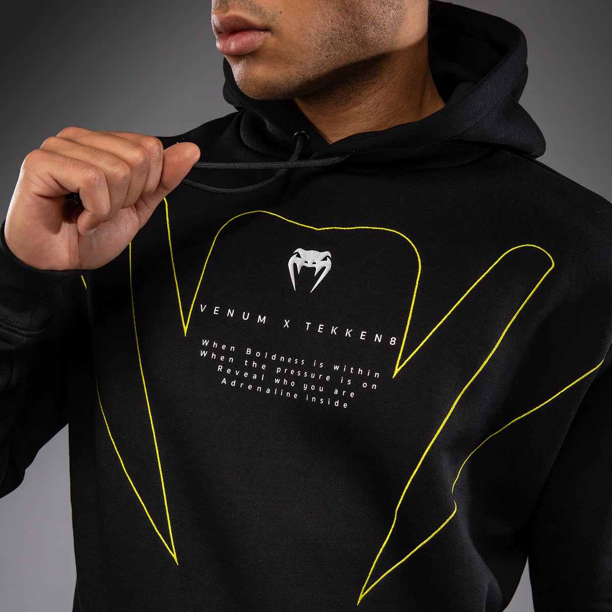 Sweat à Capuche King Venum x TEKKEN 8 - Noir/Jaune - product-type_Sweatshirts