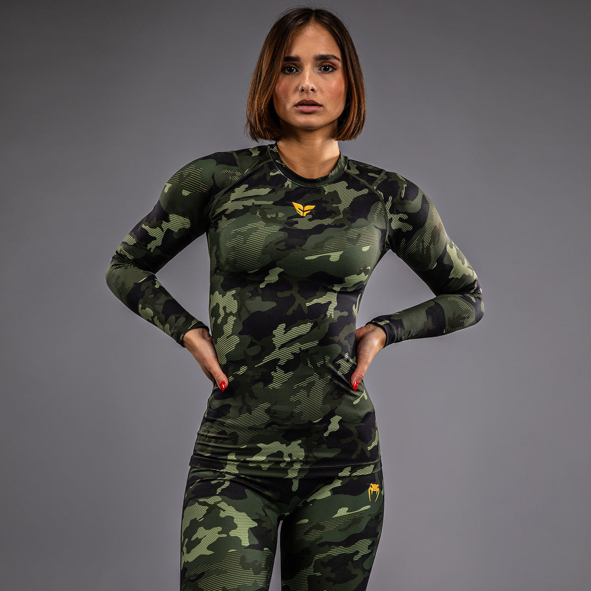 Rashguard pour Femmes Venum x Sophia Rose - Forest Camo - product-type_T-Shirts de Compression