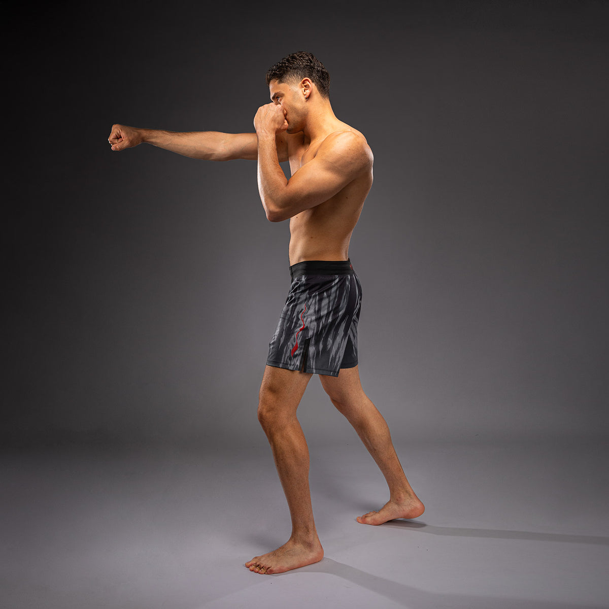 Short de Combat Venum Demon - Noir/Gris - product-type_Shorts de MMA