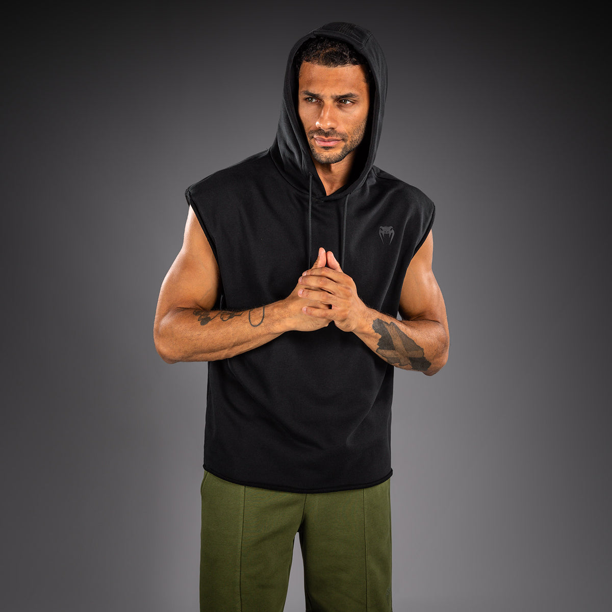 Sweat à Capuche Sans Manches Venum Divide - Noir - product-type_Sweatshirts