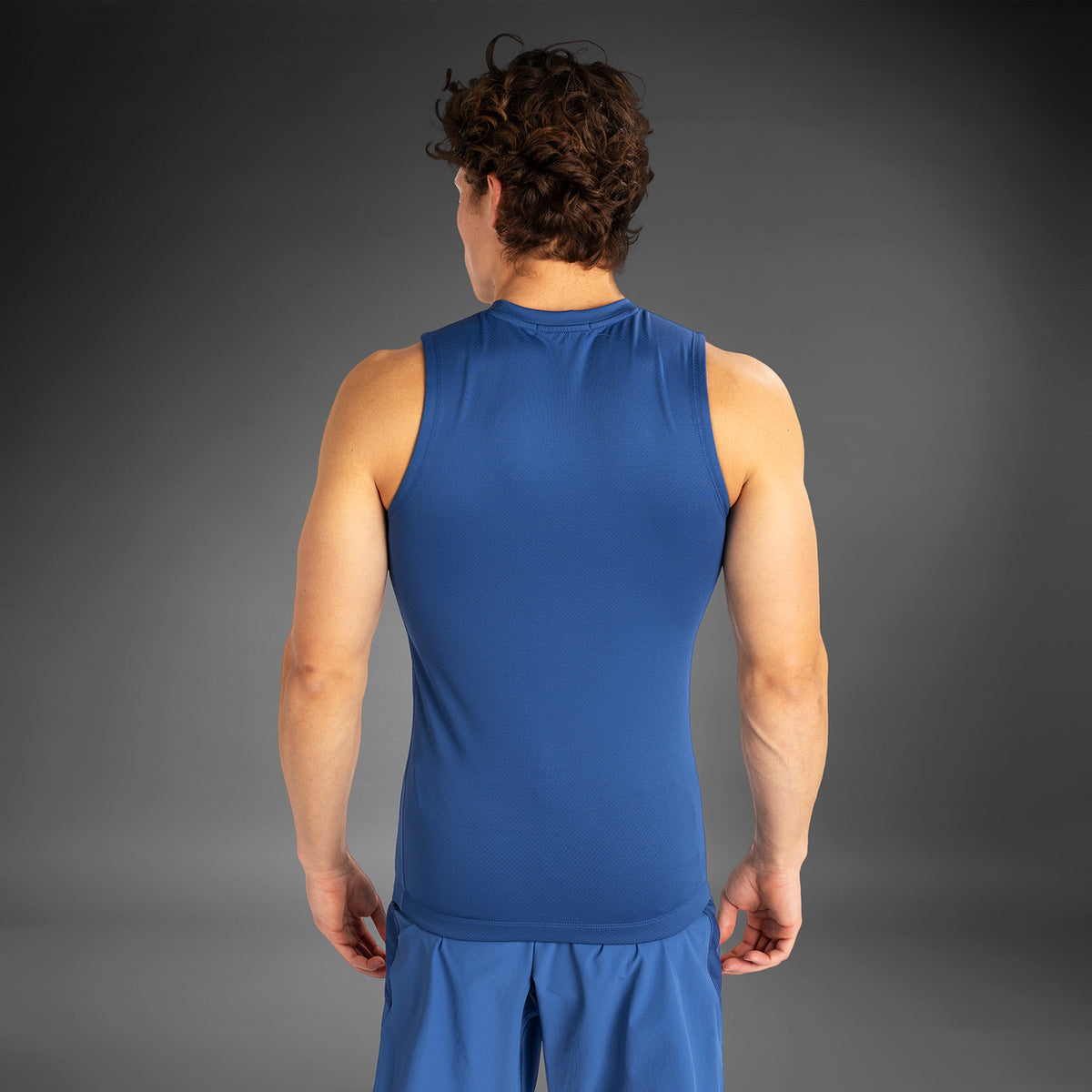 Rashguard sans manches pour hommes Venum Contender - Bleu - product-type_T-Shirts de Compression