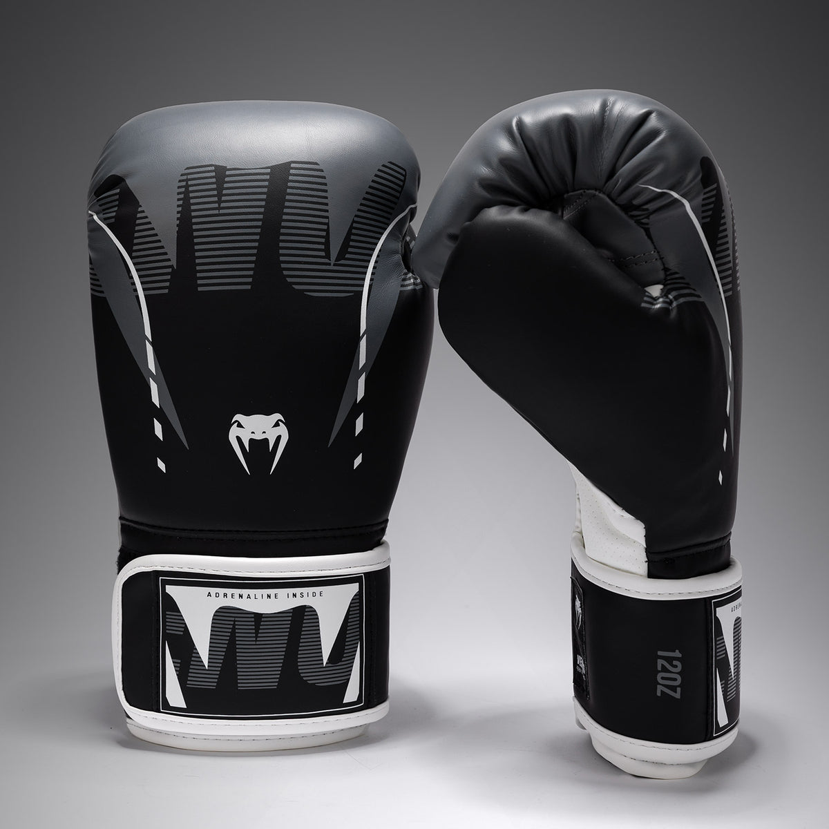 Gants de Boxe Venum Adrenaline – Noir/Gris Argenté - product-type_Gants de boxe
