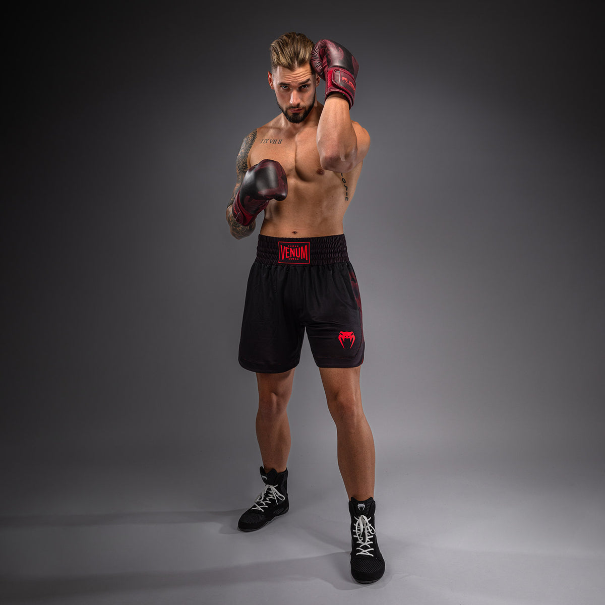 Short de Boxe Venum Spectre – Noir/Rouge - product-type_Shorts de boxe