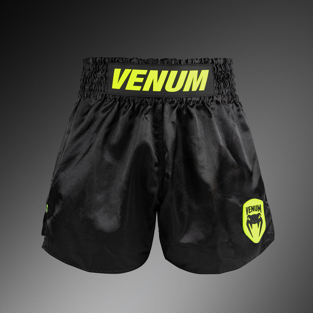 Short de Muay Thai Venum Classic Evo - Noir/Jaune Néon - product-type_Shorts de Muay Thai