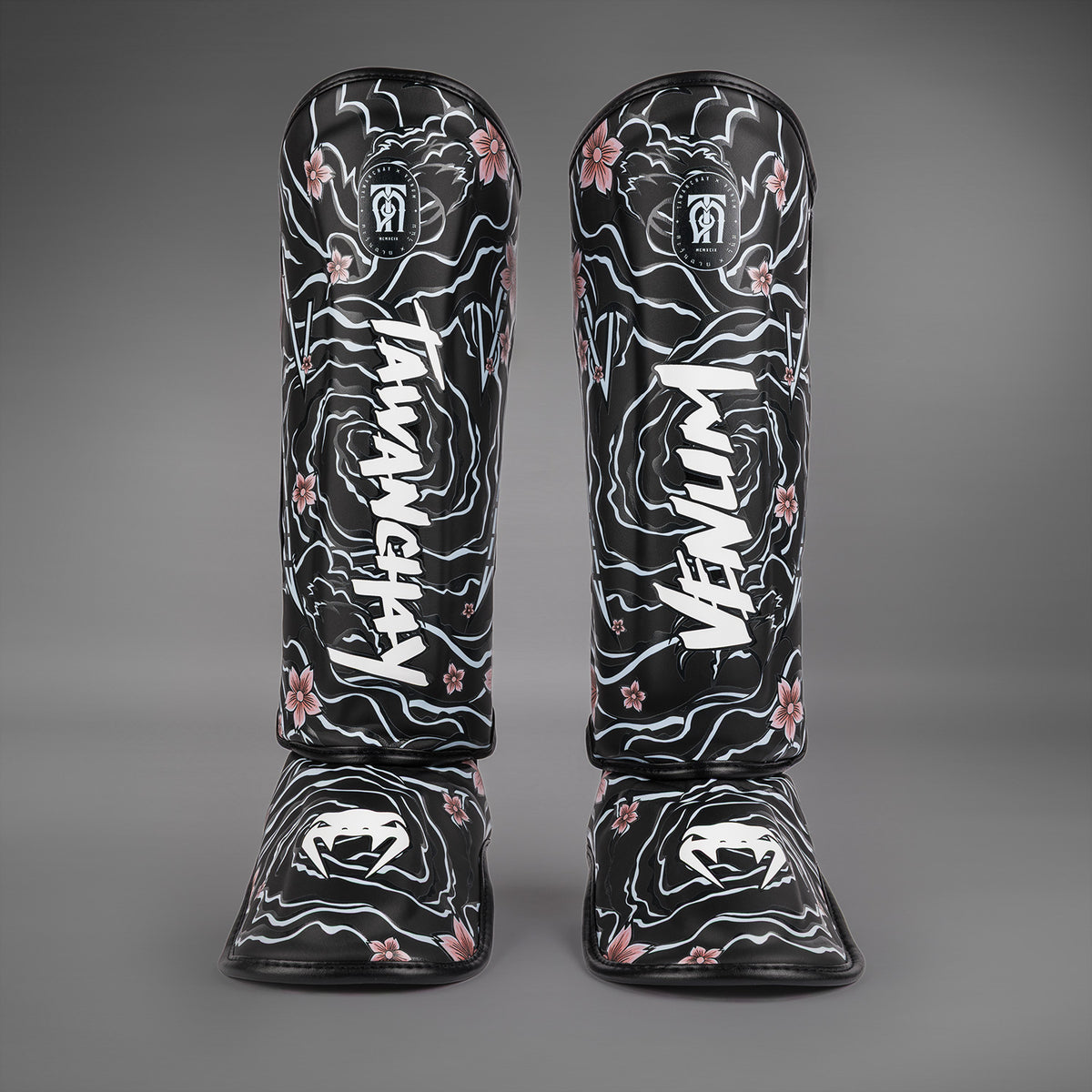 Protège-tibias Venum x Tawanchay – Noir/Blanc - product-type_Protège-tibias
