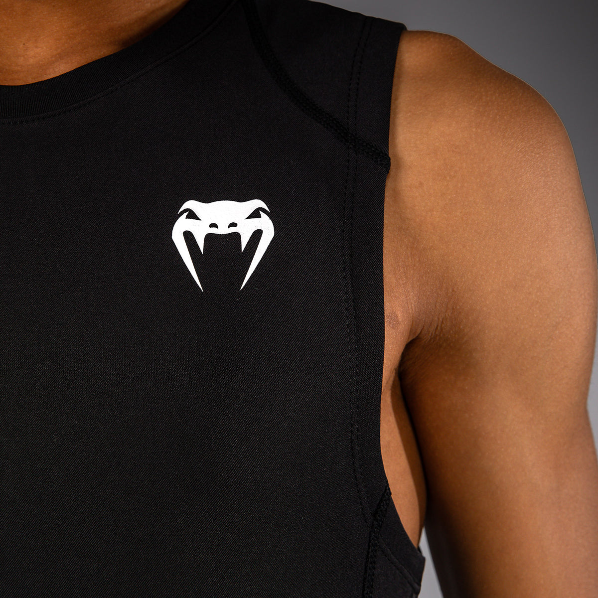 Haut de Compression sans manches pour Enfants Venum Elite Football - Noir - product-type_T-Shirts Dry Tech