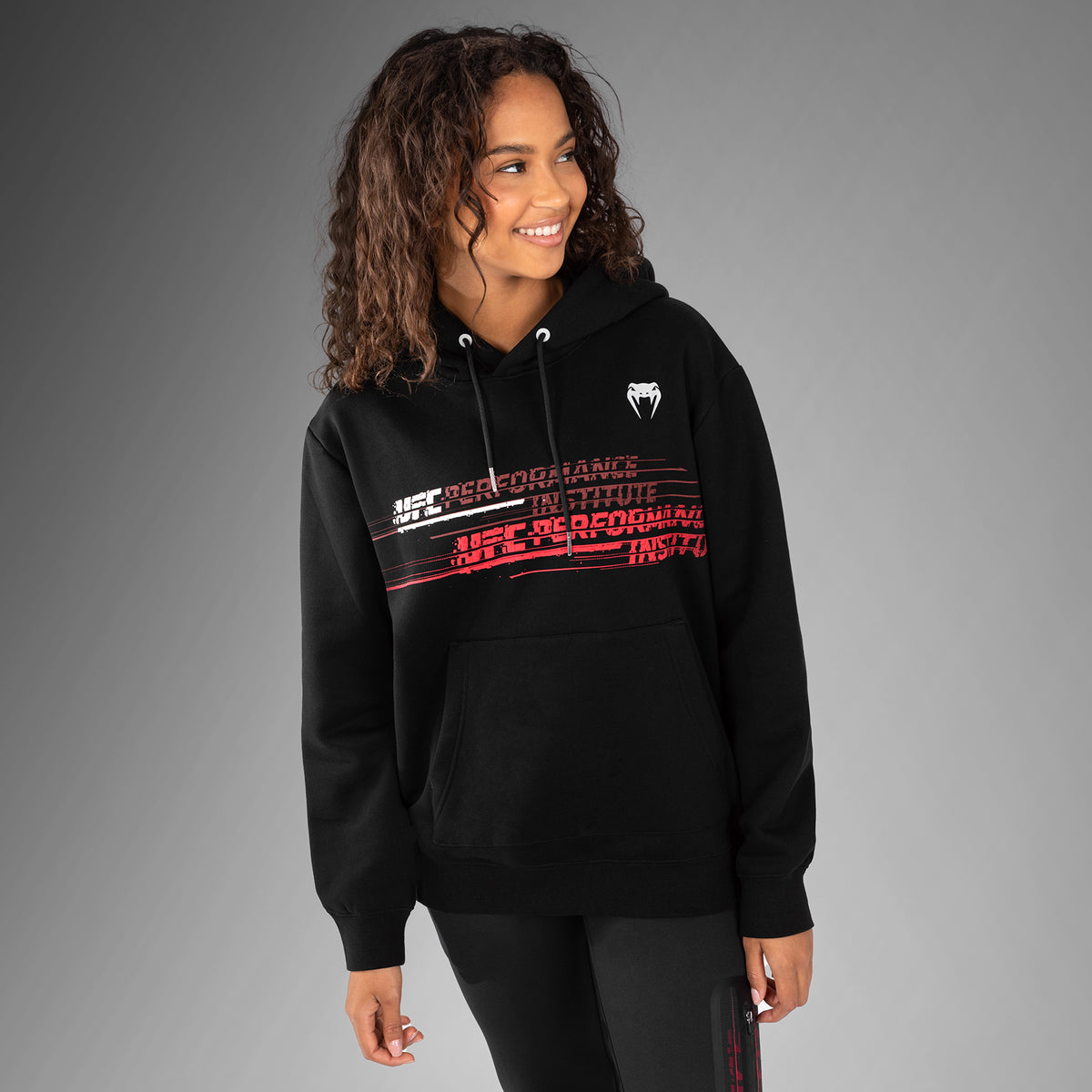 Sweat à capuche pour femmes UFC Venum Performance Institute 2.0 - Noir/Rouge - product-type_Sweatshirts