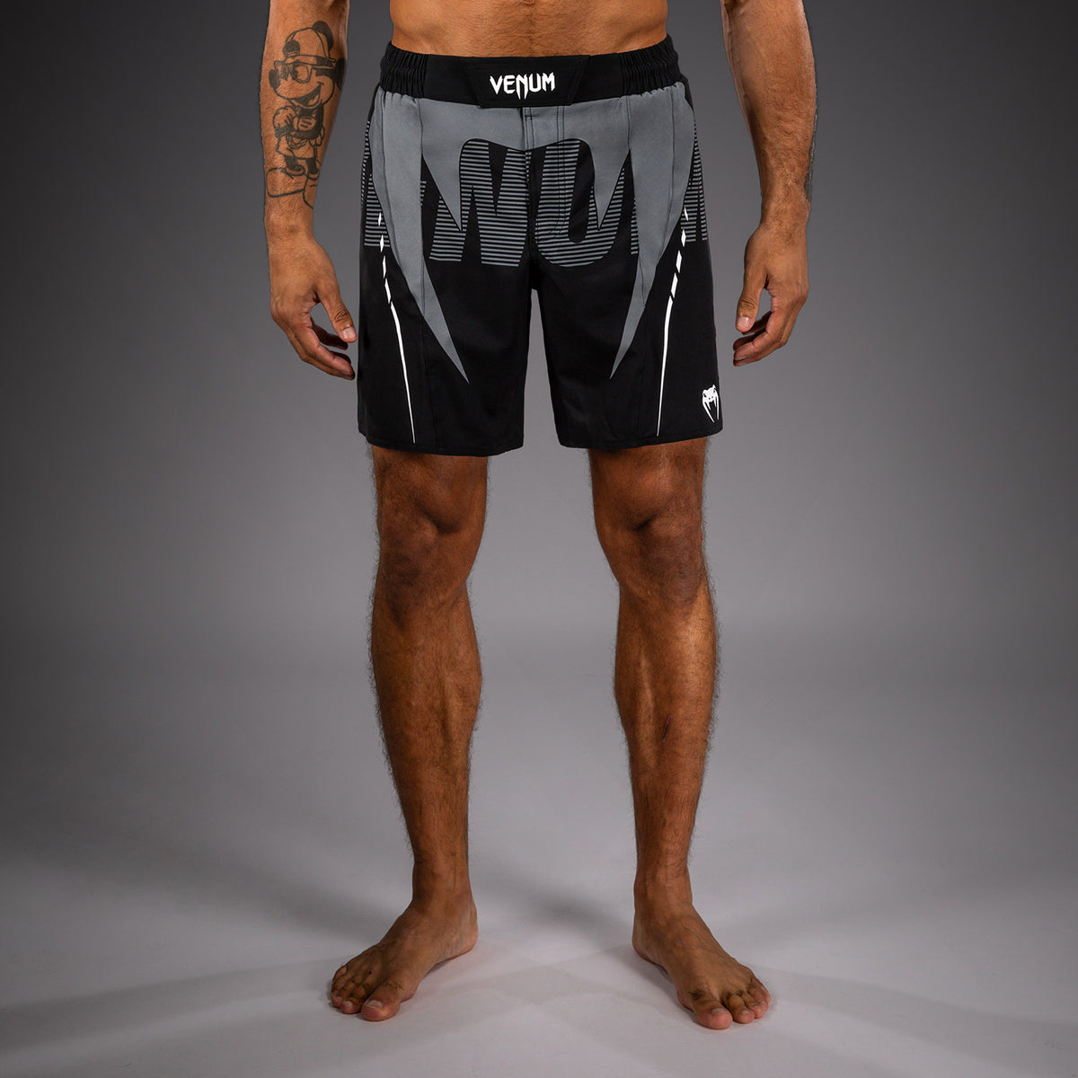Short de Combat Venum Adrenaline – Noir/Gris Argenté - product-type_Shorts de MMA