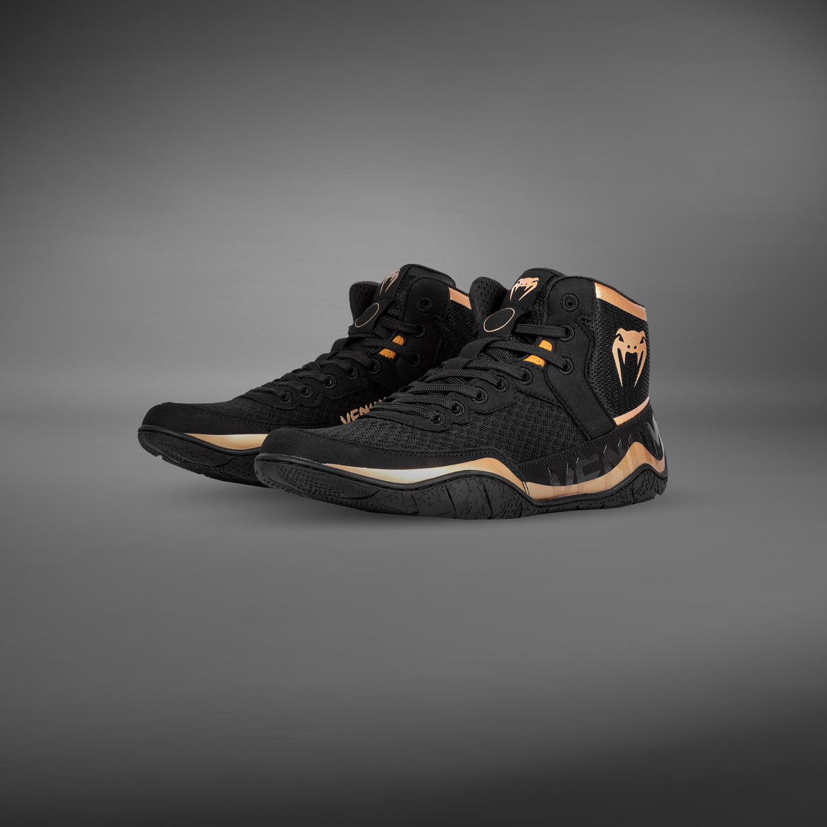 Chaussures de lutte Venum Elite - Noir/Bronze - product-type_chaussures de lutte