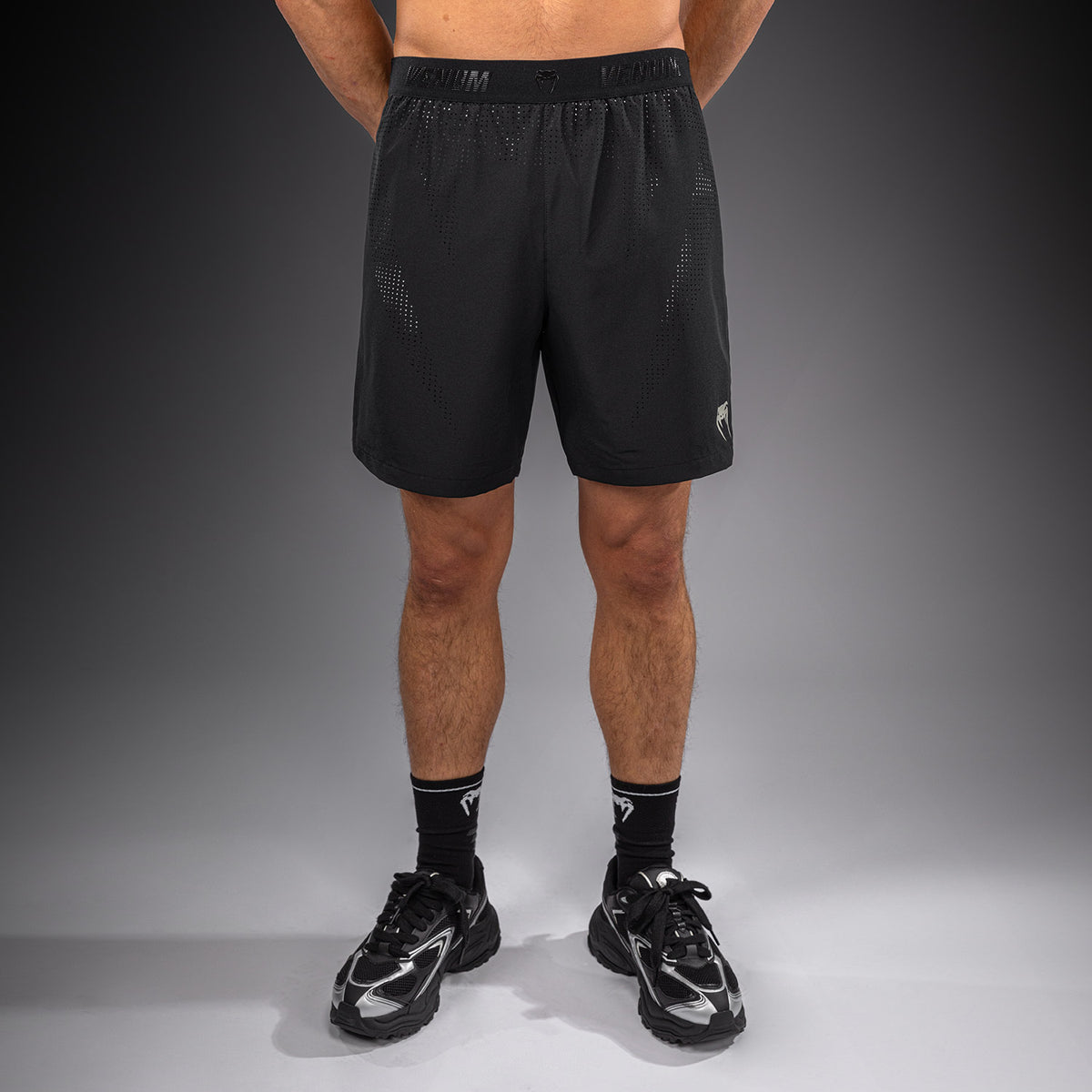 Short d’Entraînement hybride Venum Lazer - Noir/Gris - product-type_Shorts de training