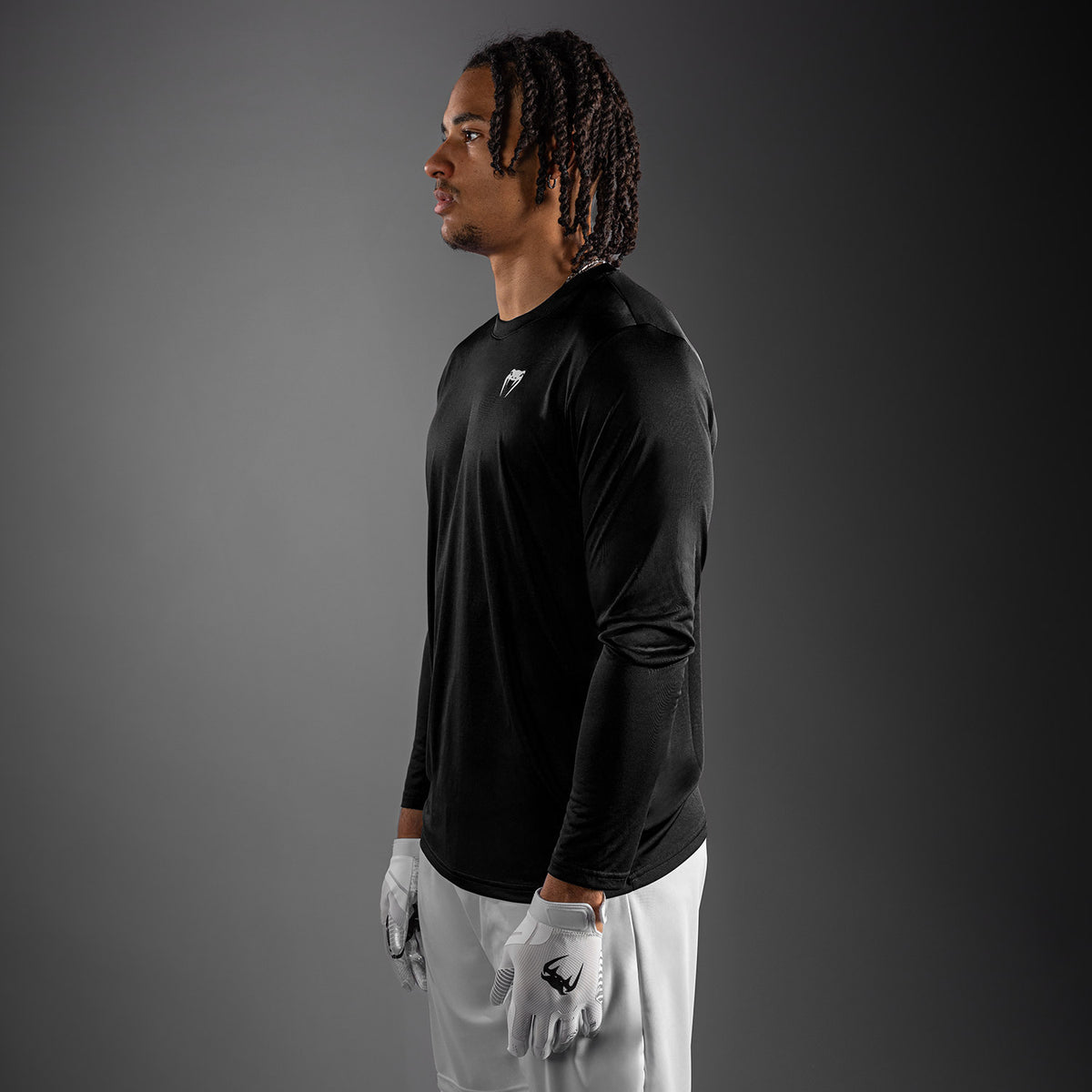 T-shirt à manches Longues Venum Lineup Performance - Noir/Blanc - product-type_T-Shirts Dry Tech