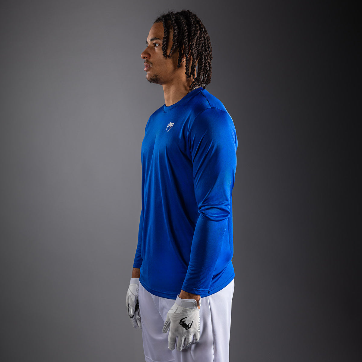 T-shirt à manches Longues Venum Lineup Performance - Bleu Royal/Blanc - product-type_T-Shirts Dry Tech