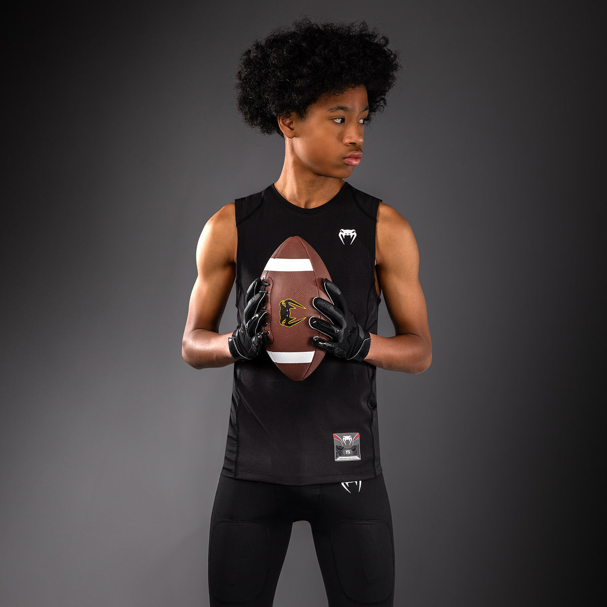 Haut de Compression sans manches pour Enfants Venum Elite Football - Noir - product-type_T-Shirts Dry Tech
