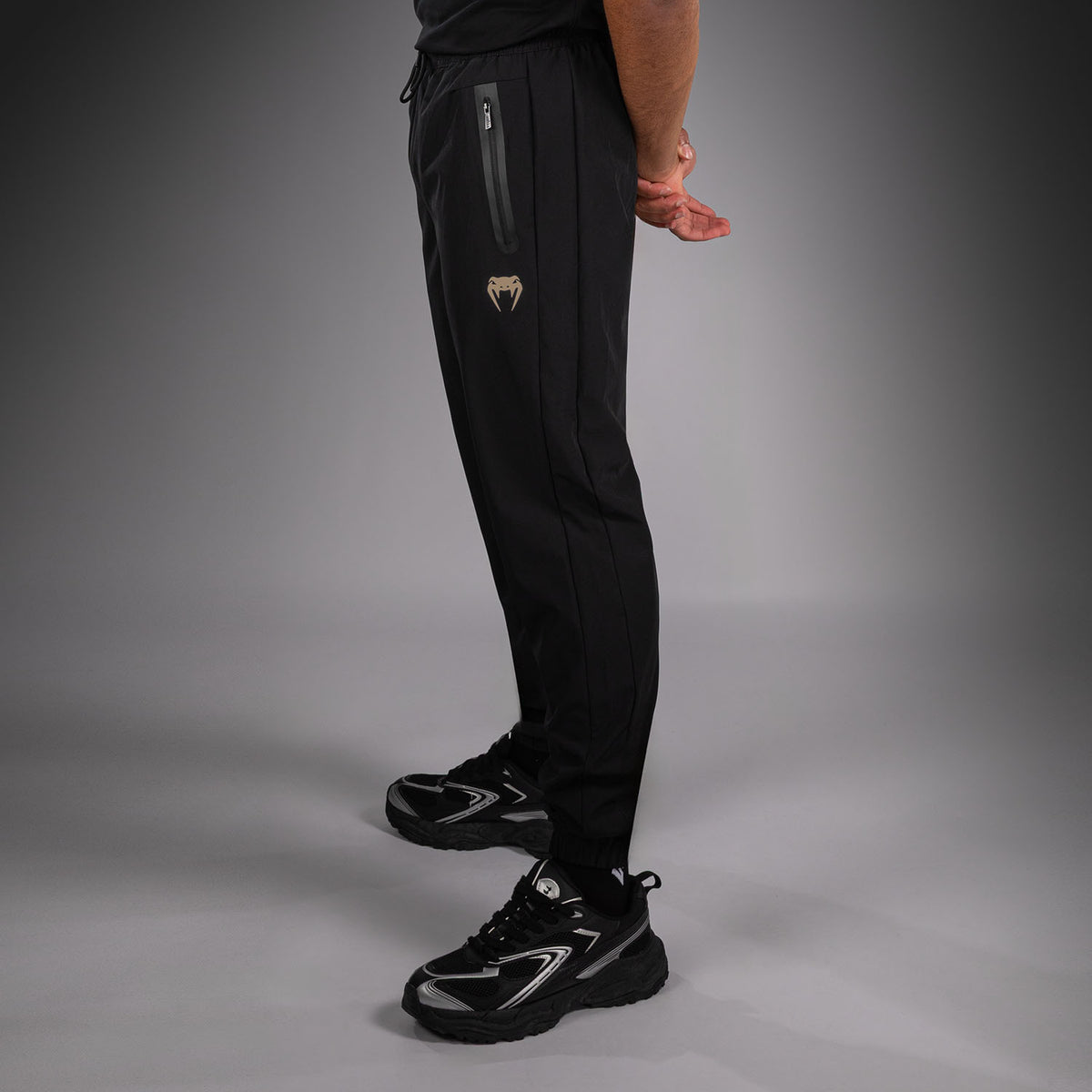 Pantalon de Survêtement Venum Adrenaline – Noir/Sable - product-type_Pantalons de jogging