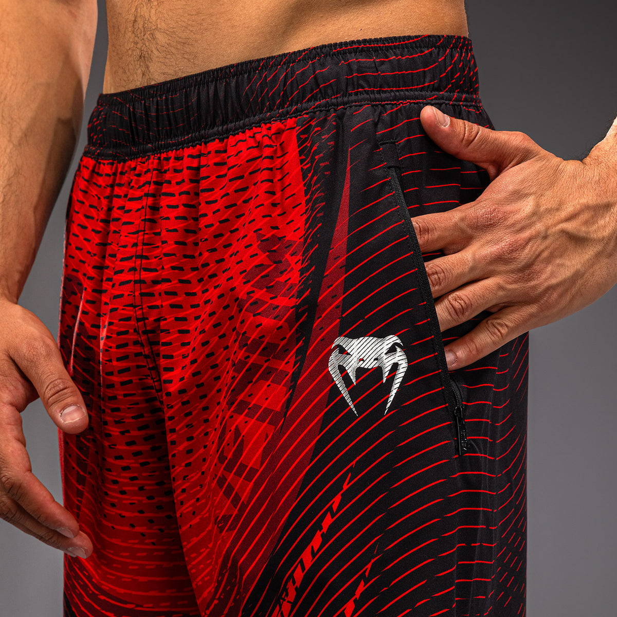 Short d’Entraînement Venum Galactic 3.0 - Rouge/Argent - product-type_Shorts de training
