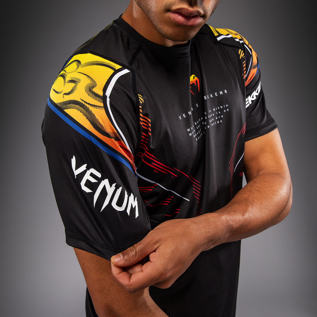 T-shirt Dry Tech Yoshimitsu Venum x TEKKEN 8 - Noir/Orange - product-type_T-Shirts Dry Tech