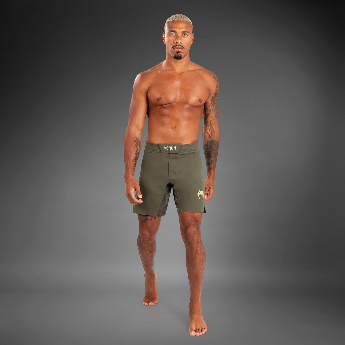 Short de combat pour homme Venum Contender - Kaki - product-type_Shorts de MMA