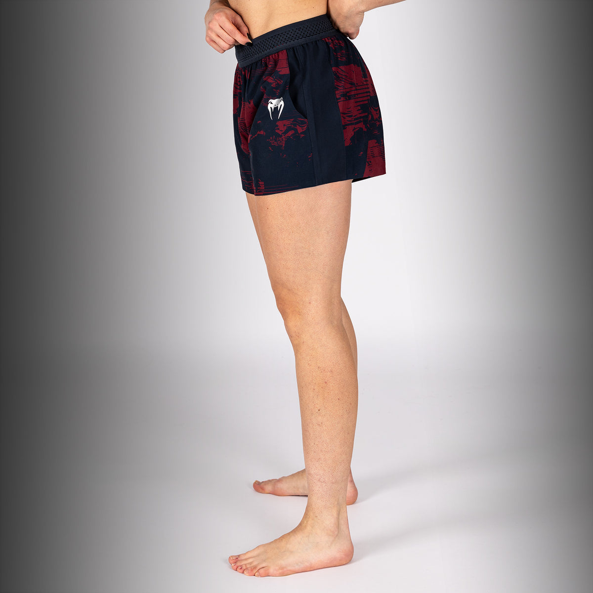 Short Performance Femme UFC Zenith by Venum Authentic Fight Week - Bleu marine/Bordeaux/Argent - product-type_Shorts de training