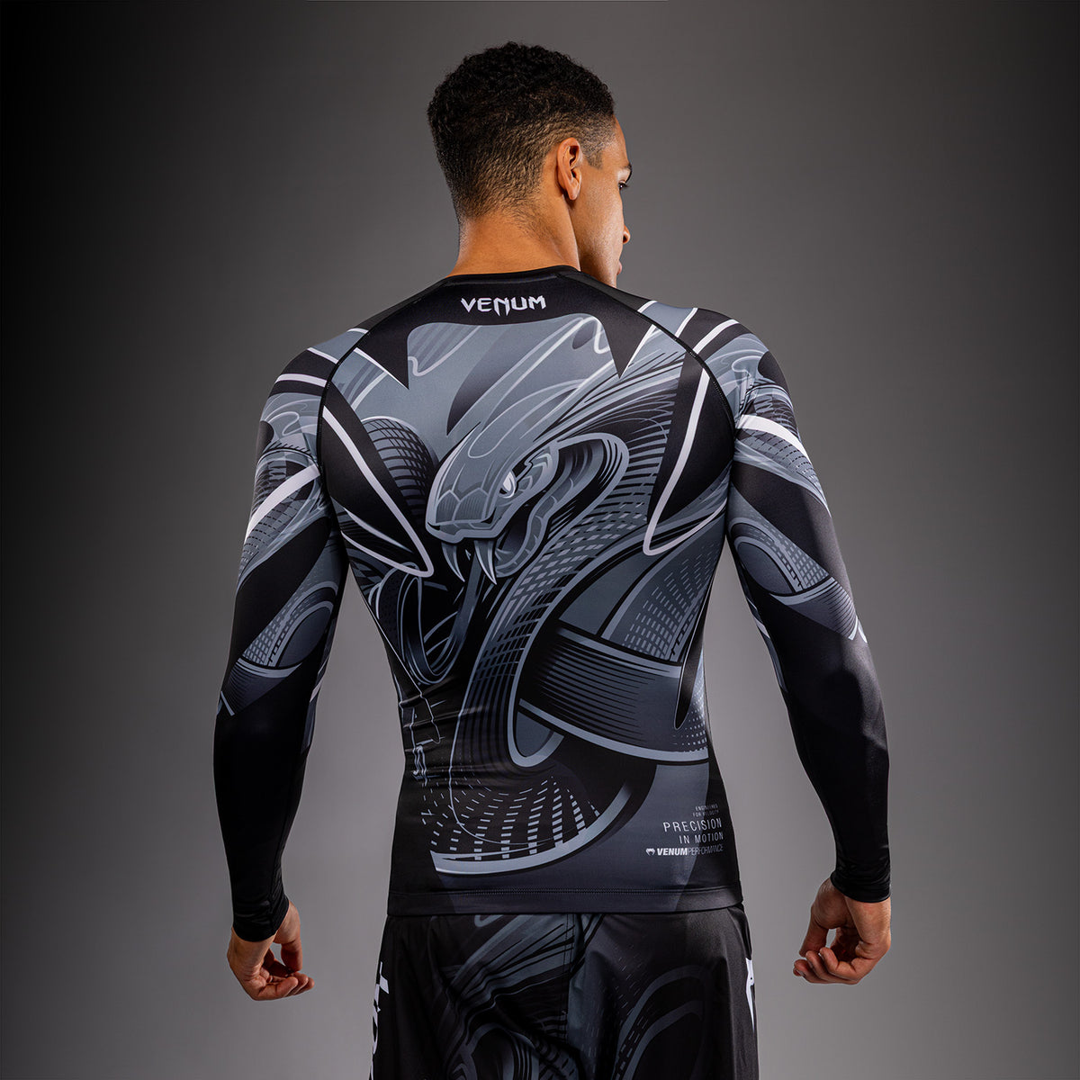 Rashguard manches longues Venum Crimson Viper 2.0 - Noir/Gris - product-type_T-Shirts de Compression