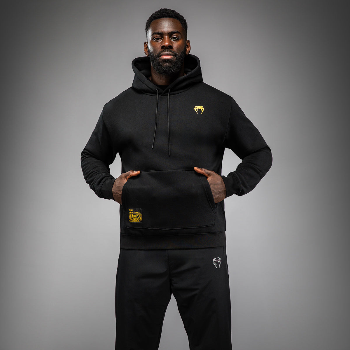 Sweat à Capuche Venum Serpenti – Noir/Argent/Or - product-type_Sweatshirts