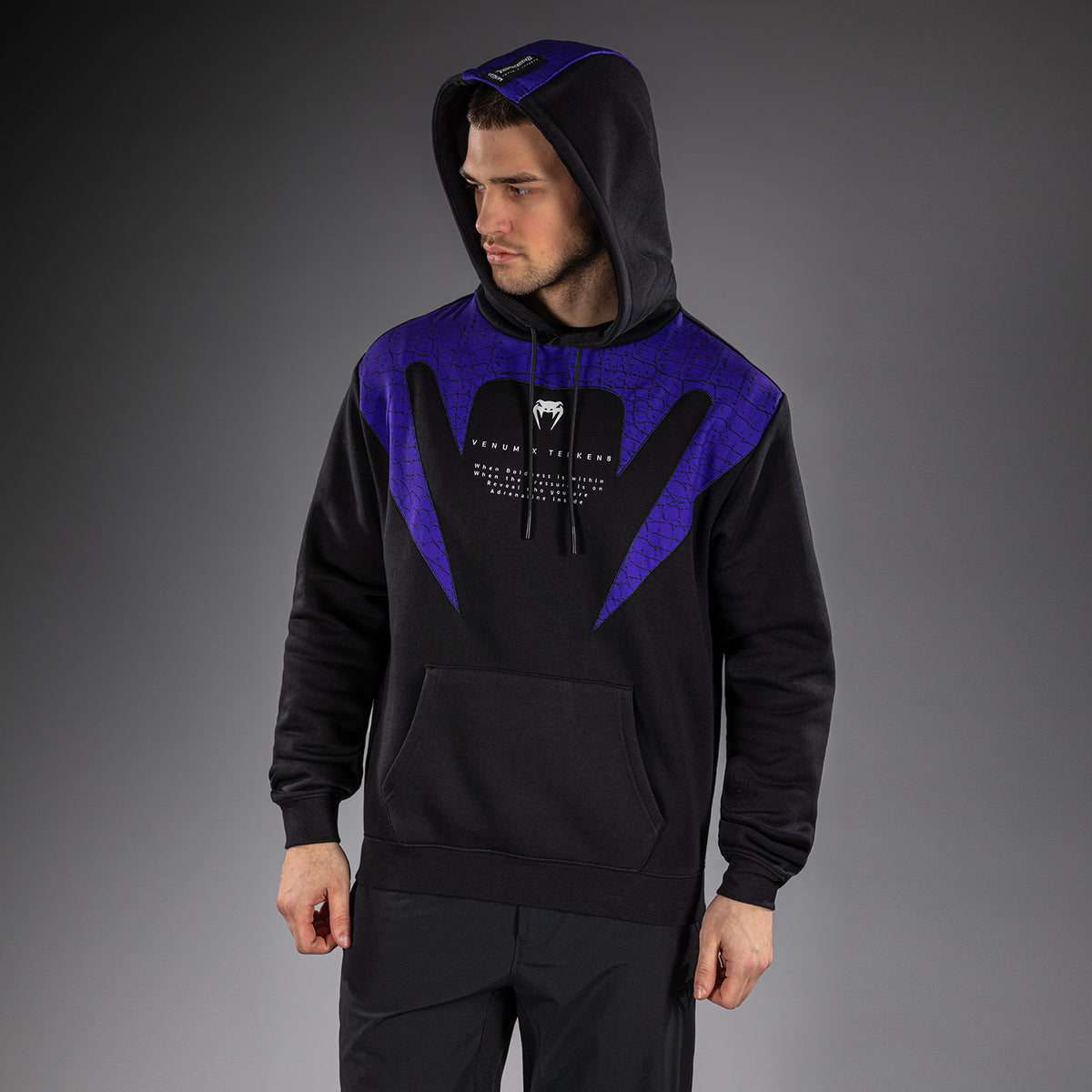 Sweat à Capuche Kazuya Venum x TEKKEN 8 - Noir/Violet - product-type_Sweatshirts