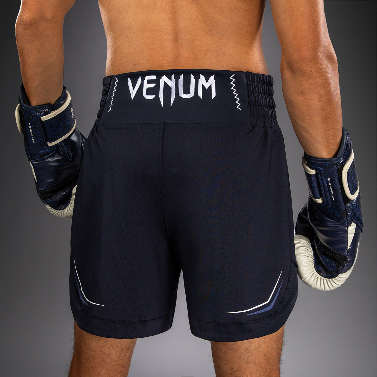 Short de Boxe Venum G-Core - Bleu Marine/Blanc - product-type_Shorts de boxe