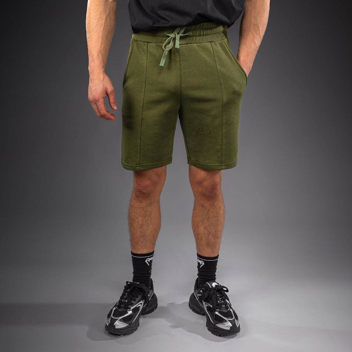 Short en Coton Venum Classic Fleece – Kaki - product-type_Shorts en Coton